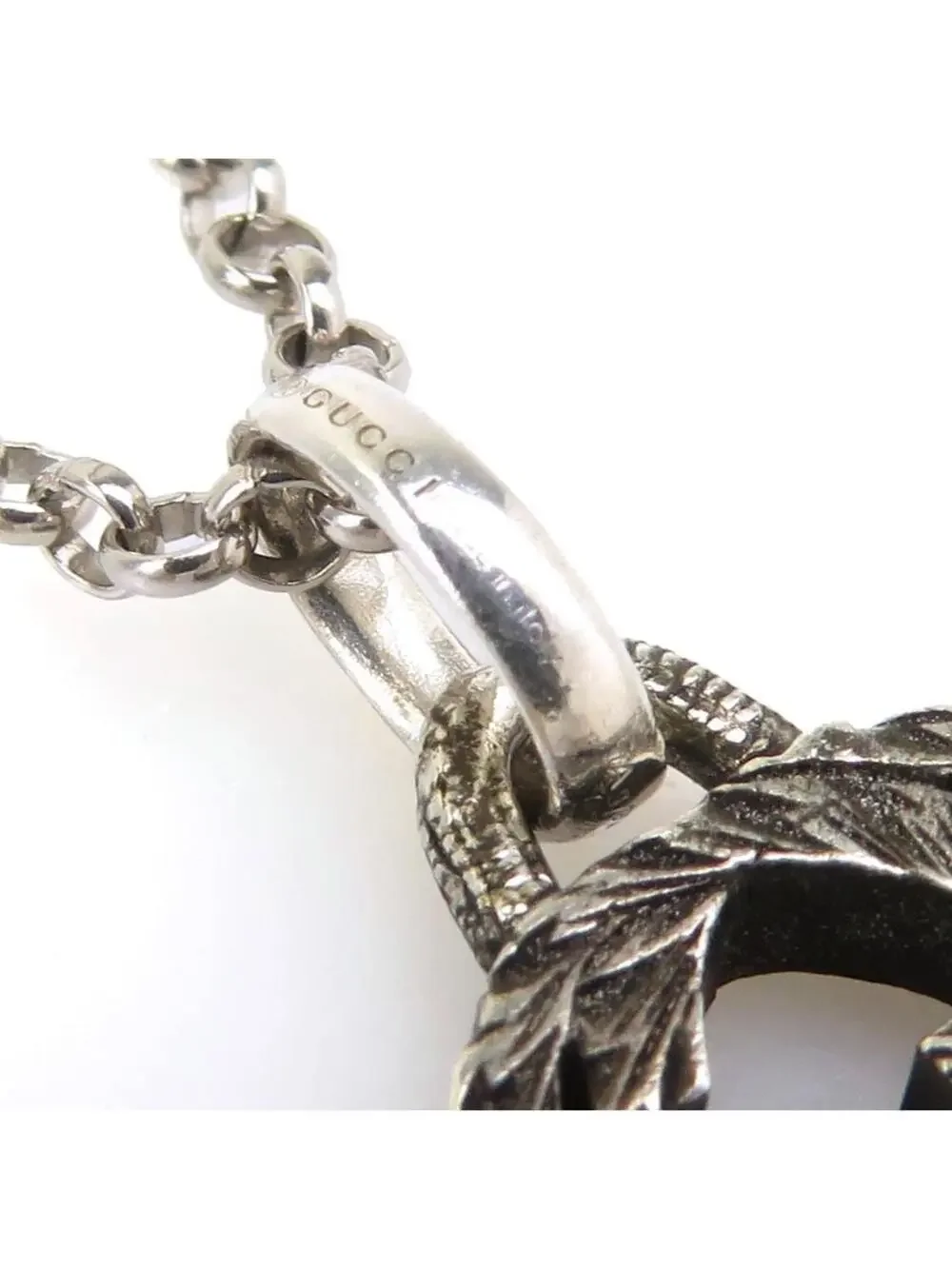Auth Gucci Interlocking G Necklace #329689G19B